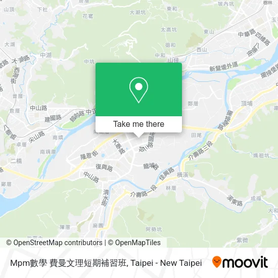 Mpm數學 費曼文理短期補習班地圖