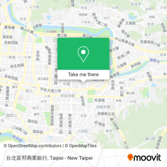 台北富邦商業銀行地圖