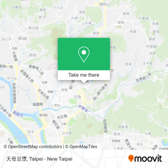 天母豆漿 map