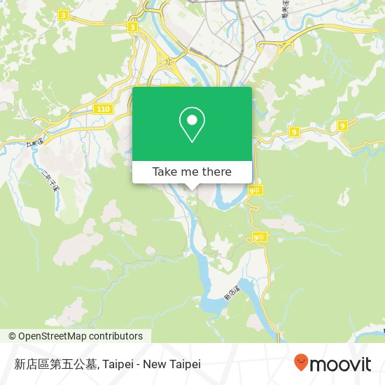 新店區第五公墓 map