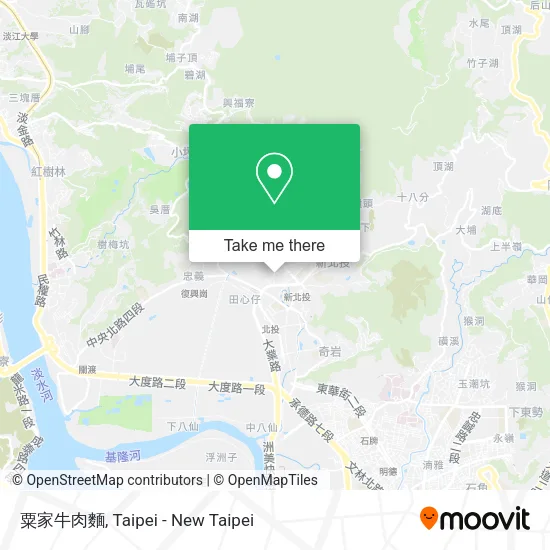 粟家牛肉麵地圖