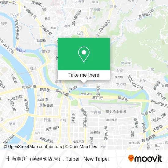 七海寓所（蔣經國故居）地圖
