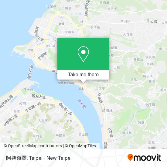 阿姨麵攤 map