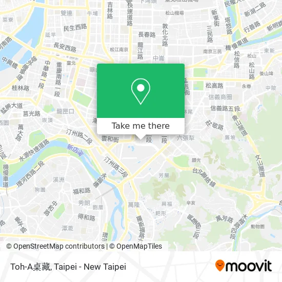 Toh-A桌藏 map