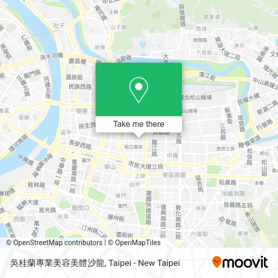 吳桂蘭專業美容美體沙龍地圖