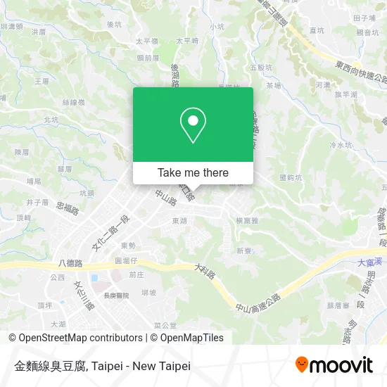 金麵線臭豆腐地圖