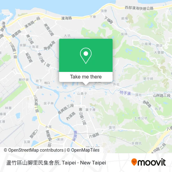 蘆竹區山腳里民集會所 map