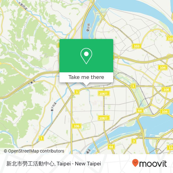 新北市勞工活動中心 map