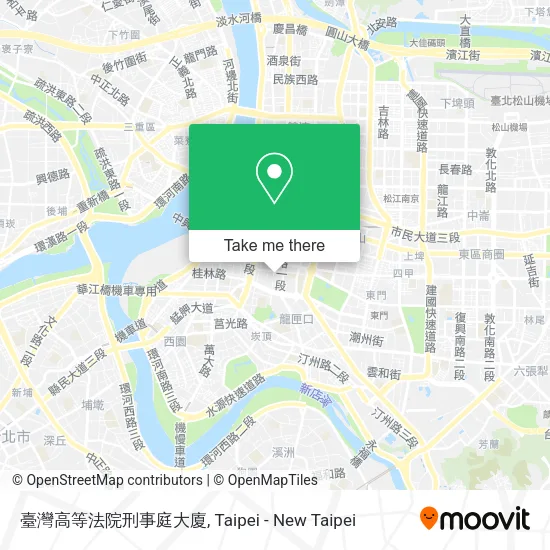 臺灣高等法院刑事庭大廈 map