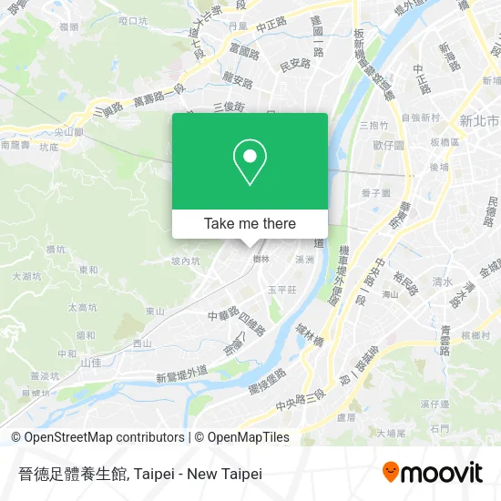 晉德足體養生館地圖