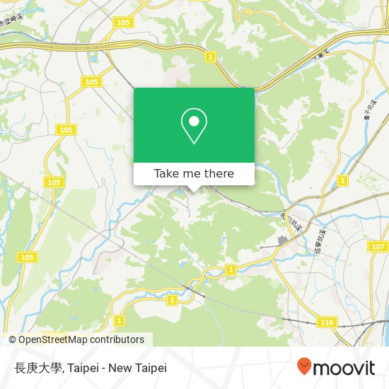 長庚大學 map