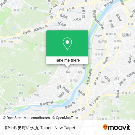 鄭仲欽皮膚科診所地圖