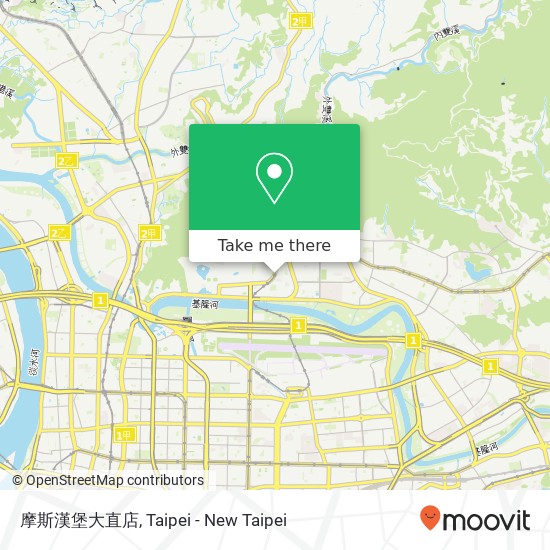 摩斯漢堡大直店 map