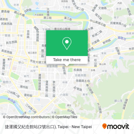 捷運國父紀念館站(2號出口) map