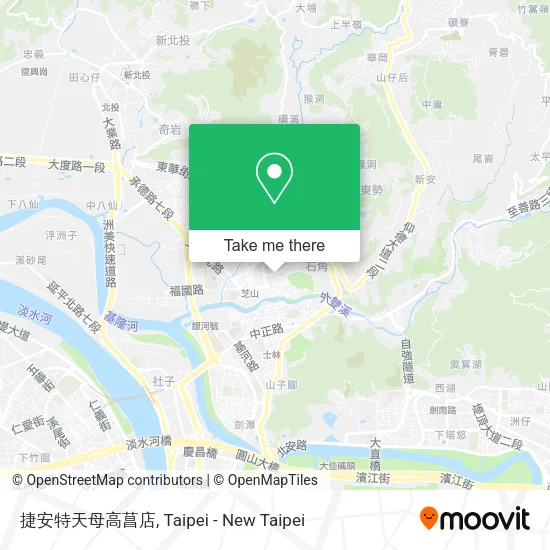 捷安特天母高菖店地圖