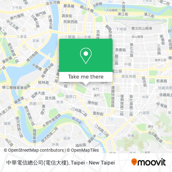 中華電信總公司(電信大樓) map