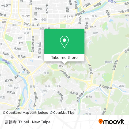 靈德寺 map