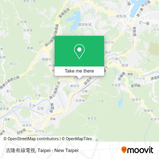 吉隆有線電視地圖