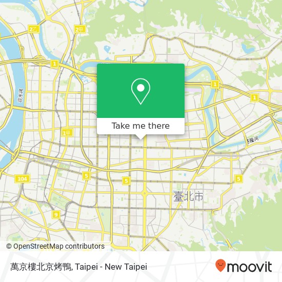 萬京樓北京烤鴨 map