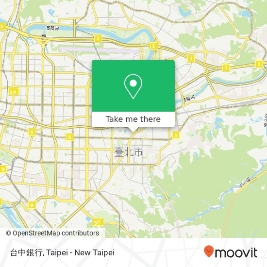 台中銀行 map