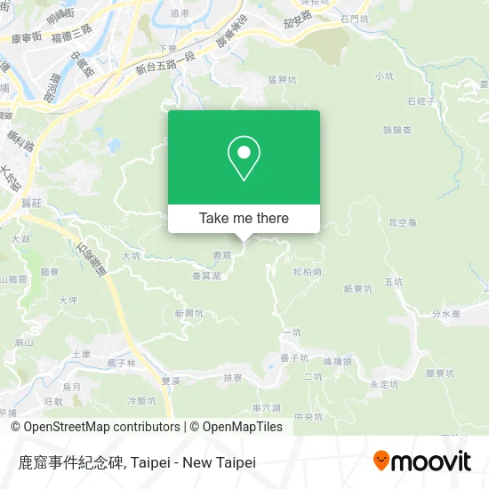 鹿窟事件紀念碑地圖