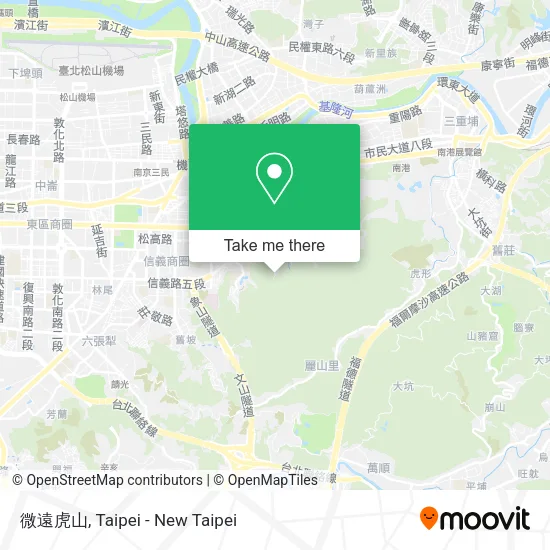 微遠虎山 map