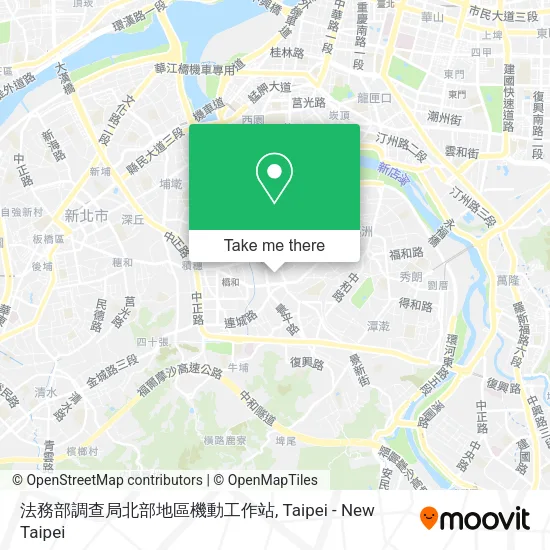 法務部調查局北部地區機動工作站 map