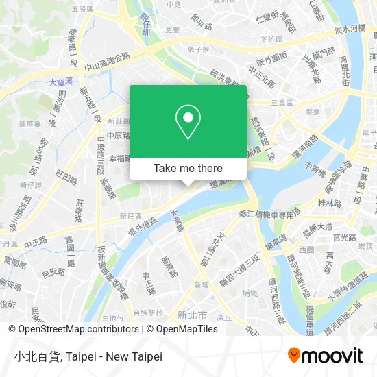 小北百貨 map