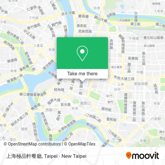 上海極品軒餐廳地圖