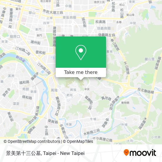 景美第十三公墓 map