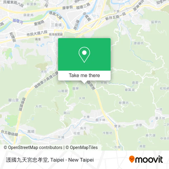 護國九天宮忠孝堂 map