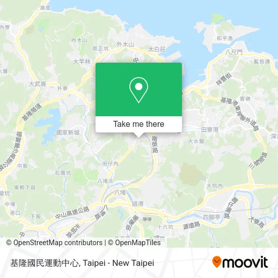 基隆國民運動中心地圖