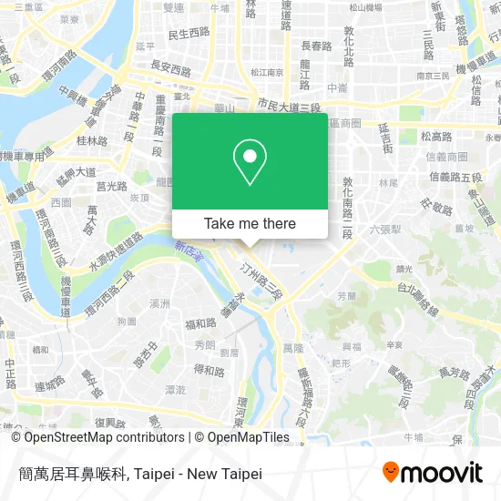 簡萬居耳鼻喉科地圖