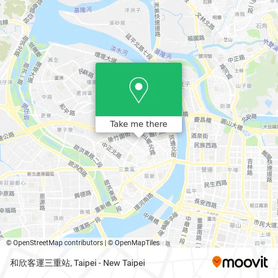 和欣客運三重站 map