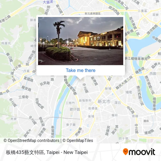 板橋435藝文特區地圖