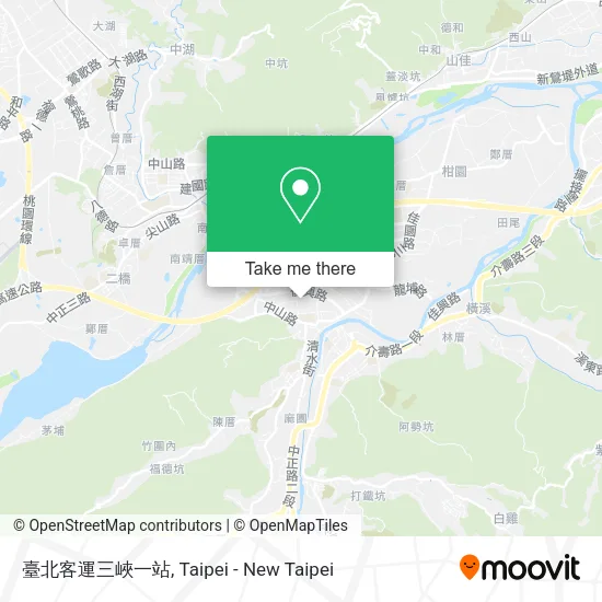 臺北客運三峽一站地圖