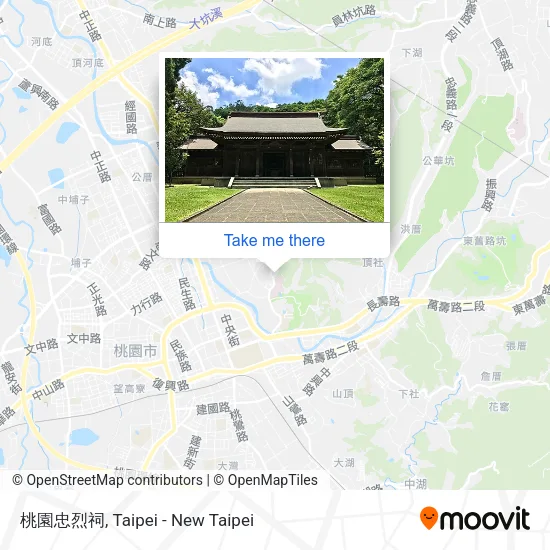 桃園忠烈祠地圖