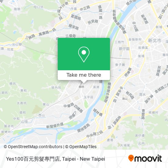 Yes100百元剪髮專門店 map