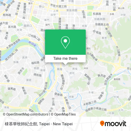棣慕華牧師紀念館地圖