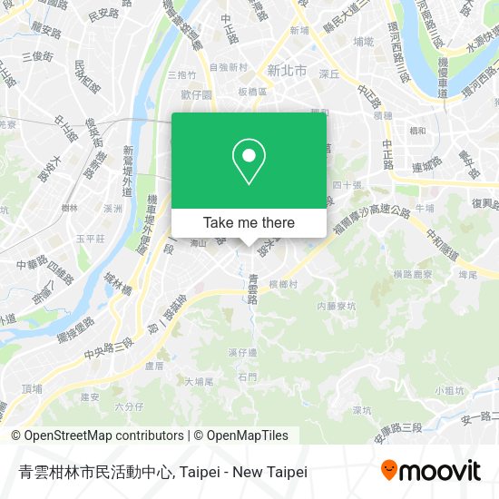 青雲柑林市民活動中心地圖