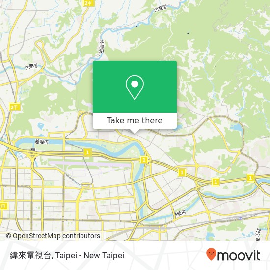 緯來電視台 map