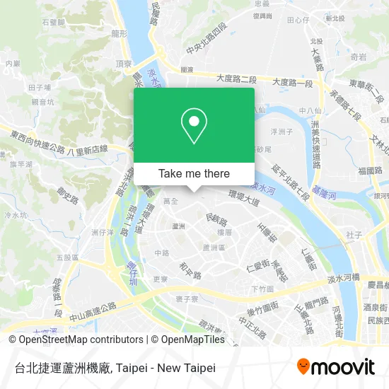 台北捷運蘆洲機廠 map
