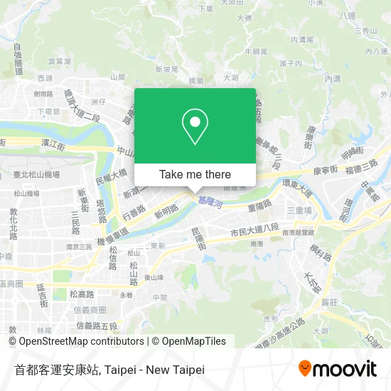 首都客運安康站 map