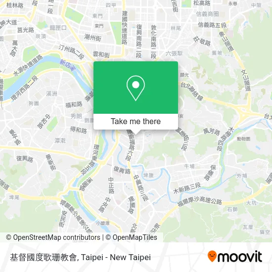 基督國度歌珊教會 map