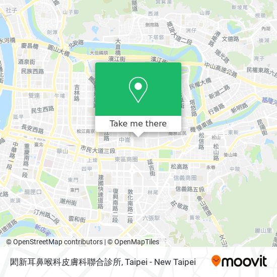 閎新耳鼻喉科皮膚科聯合診所 map