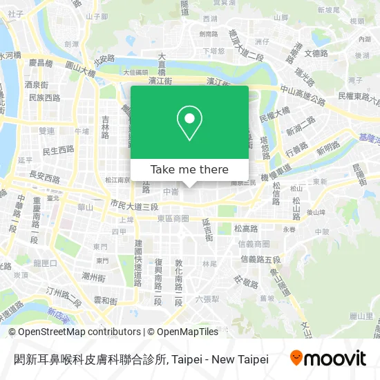 閎新耳鼻喉科皮膚科聯合診所 map