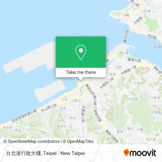 台北港行政大樓地圖
