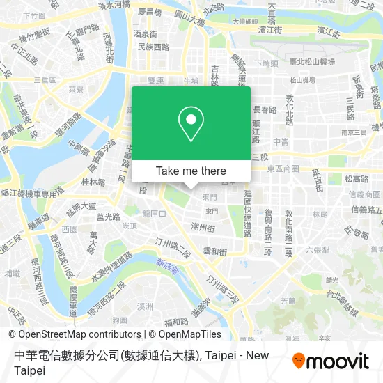 中華電信數據分公司(數據通信大樓)地圖