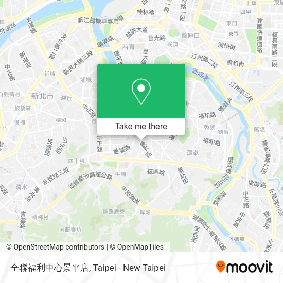 全聯福利中心景平店地圖