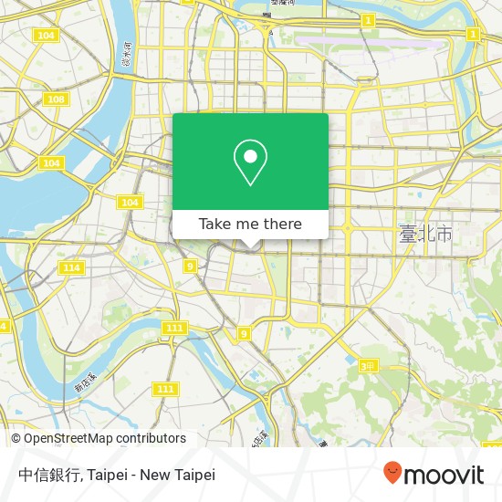 中信銀行 map